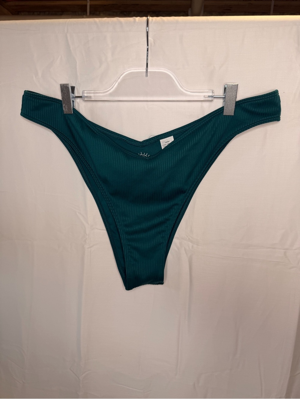 Hollister Ribbed Teal Bikini Bottoms